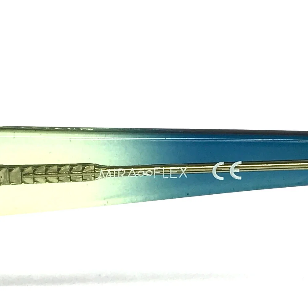 Miraflex Kids Eyeglasses Frame ALEX 1292 Blue Green Fade Rectangle 45-15-135